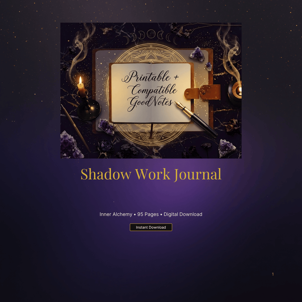 Shadow Work Journal "Inner Alchemy" — 85 Pages de Transformation Profonde (24,90 USD / 33,90 CAD)