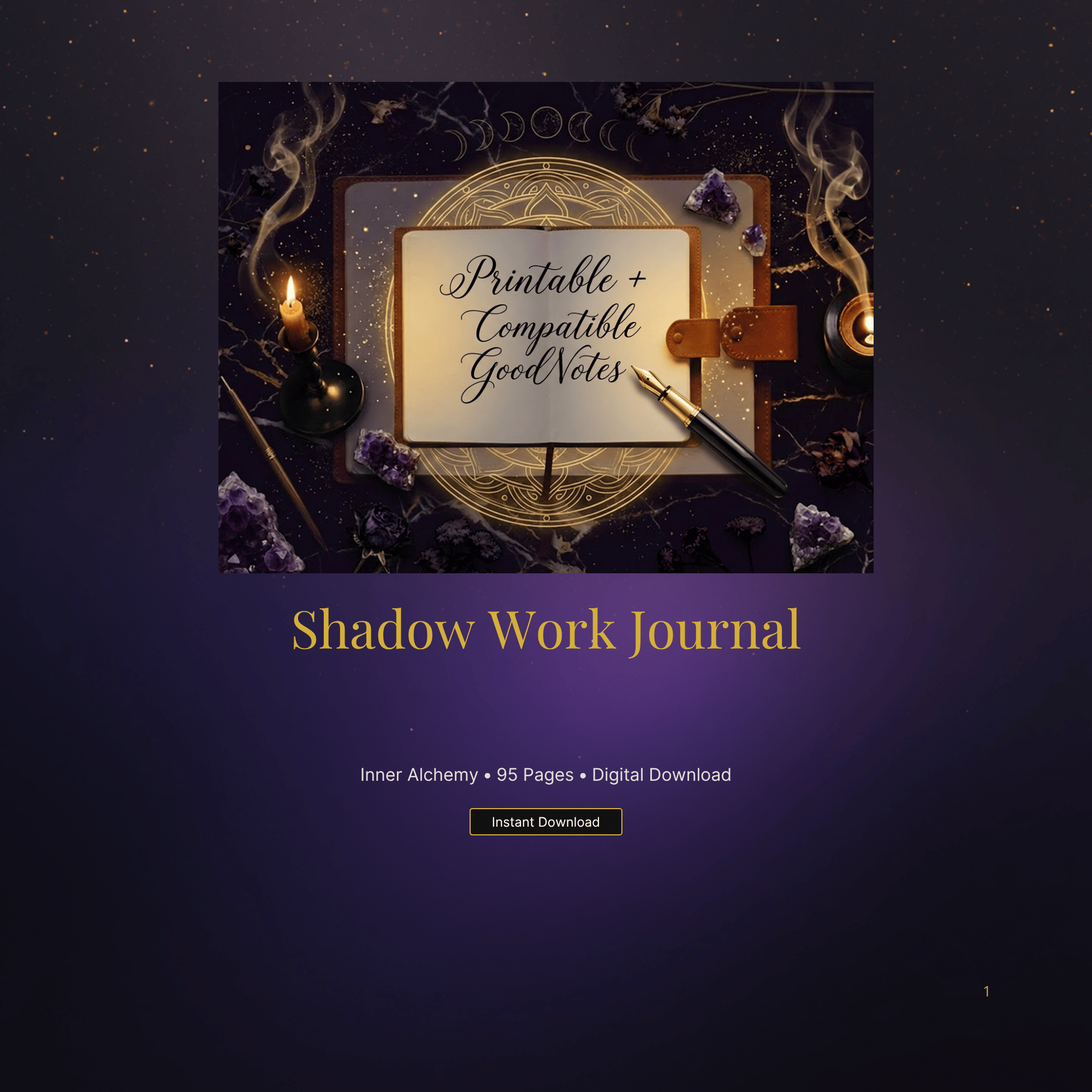 Shadow Work Journal "Inner Alchemy" — 85 Pages de Transformation Profonde (24,90 USD / 33,90 CAD)