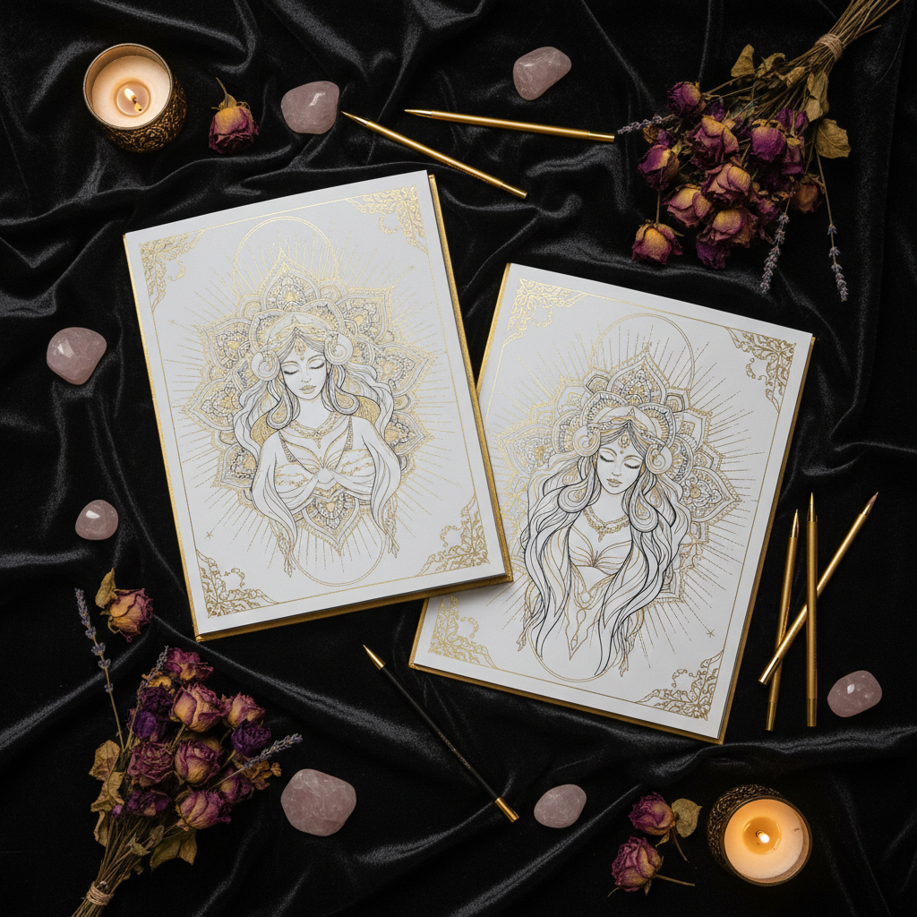 Bundle 2 Livres de Coloriage Divine Féminine