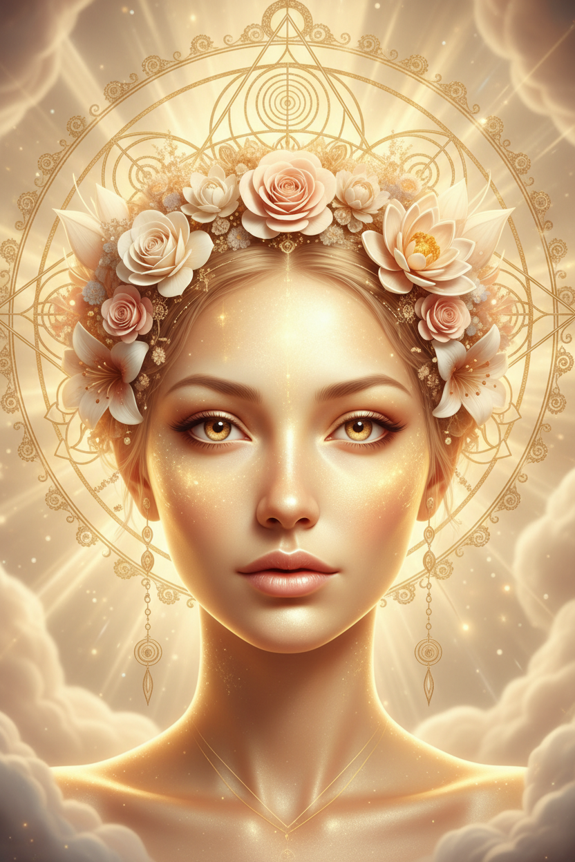 Divine Feminine Goddess - Wallpaper Portrait