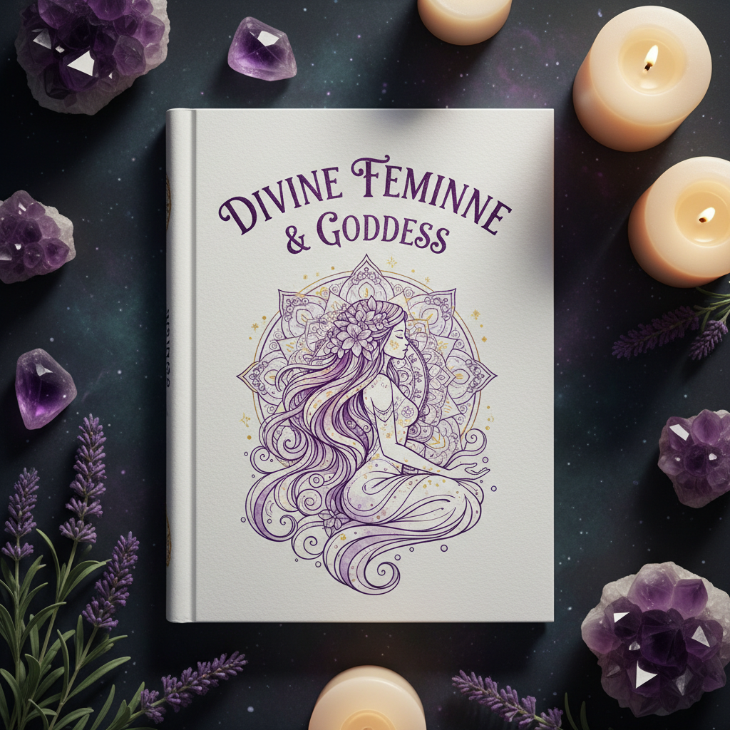 Livre de Coloriage Divine Feminine & Goddess - 30 Pages - ArtsAcréNumérique
