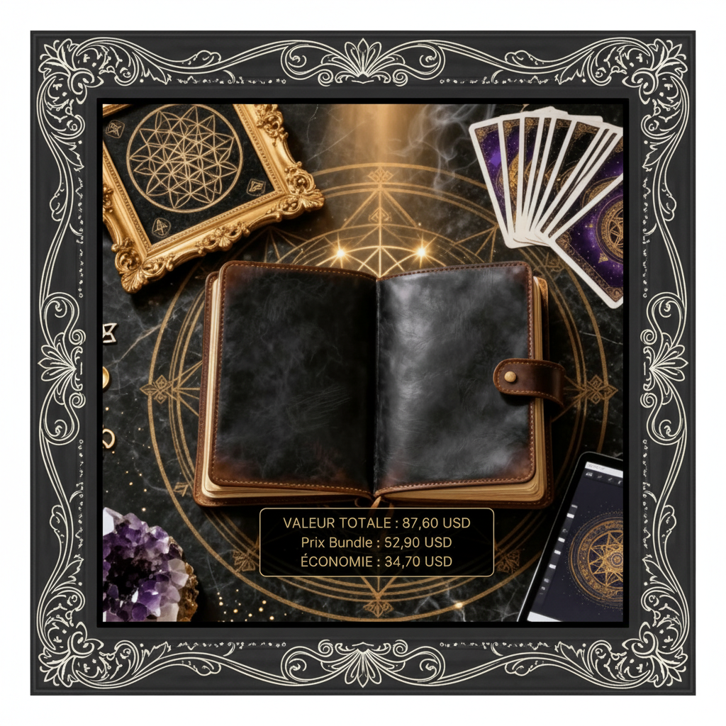 Mockup Bundle Spiritual Toolkit encadrement baroque