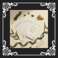 Mockup Cartes Affirmations encadrement baroque