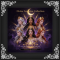 Mockup Divine Feminine Collection encadrement baroque